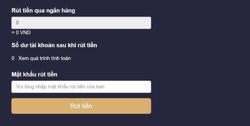  rút tiền PQ88 qua tài khoản ngân hàng