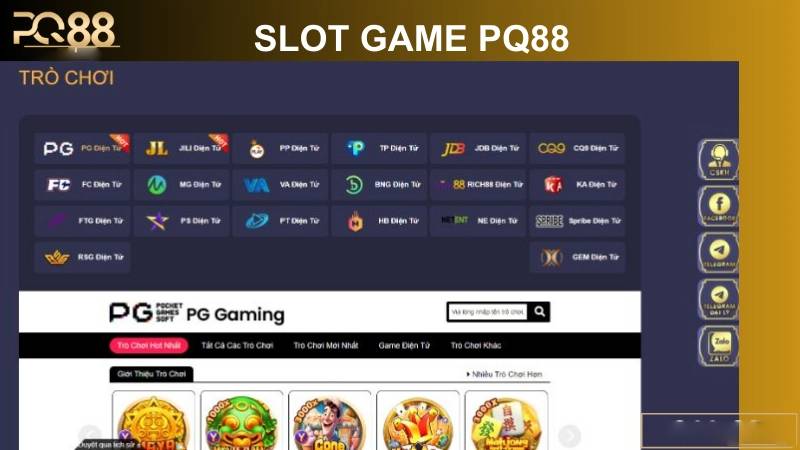 Slot game 1 Sảnh slot game PQ88