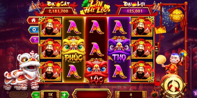 Lân Hái Lộc cung cấp 2 chế độ jackpot